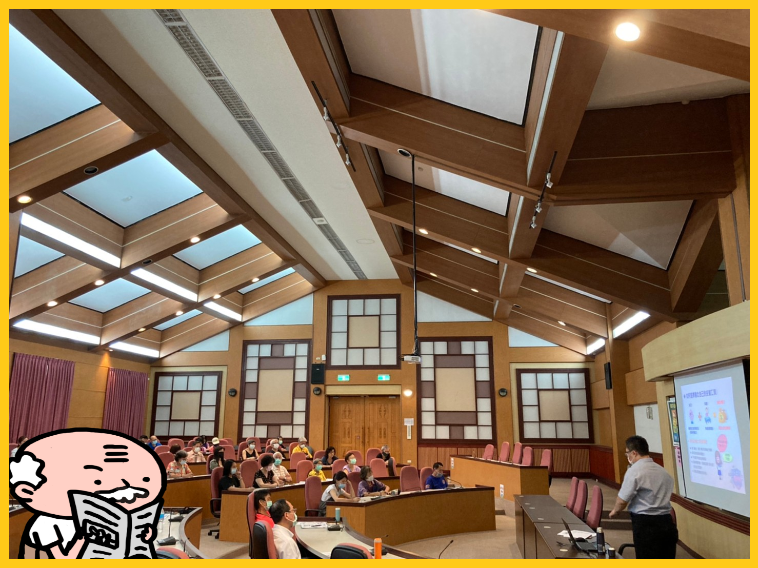 （圖三）應台中市法制局邀請，向台中市清水區民眾宣導正確金融消費觀念及爭議處理，並將樂齡聰明理財觀念傳達給在地鄉親。